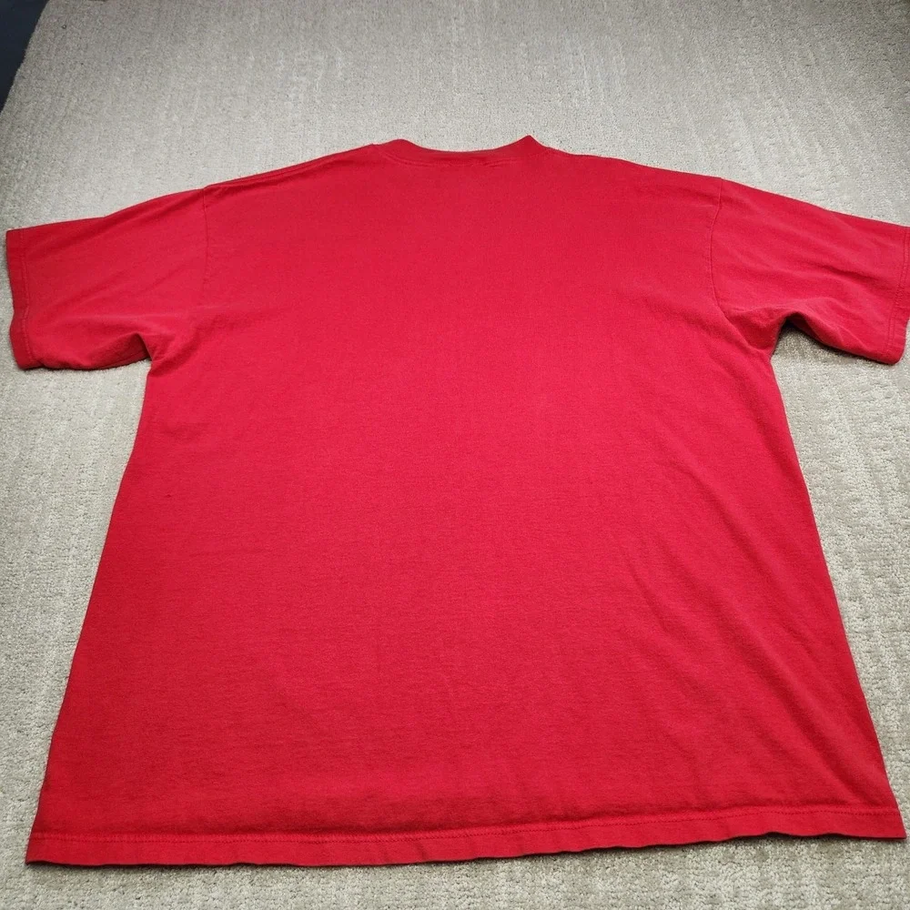 Vintage 90s Portland Trail Blazers Shirt Men XXL Logo 7‎ Red NBA Basketball